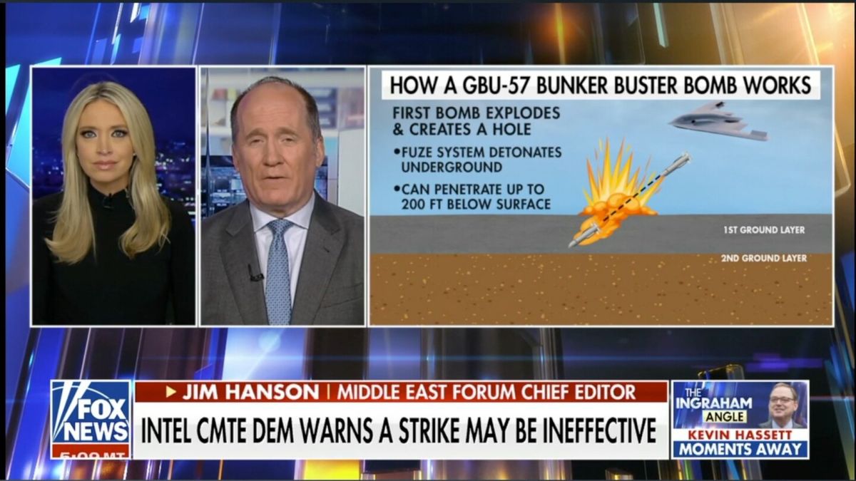 Jim on Fox News Iran Israel Strike