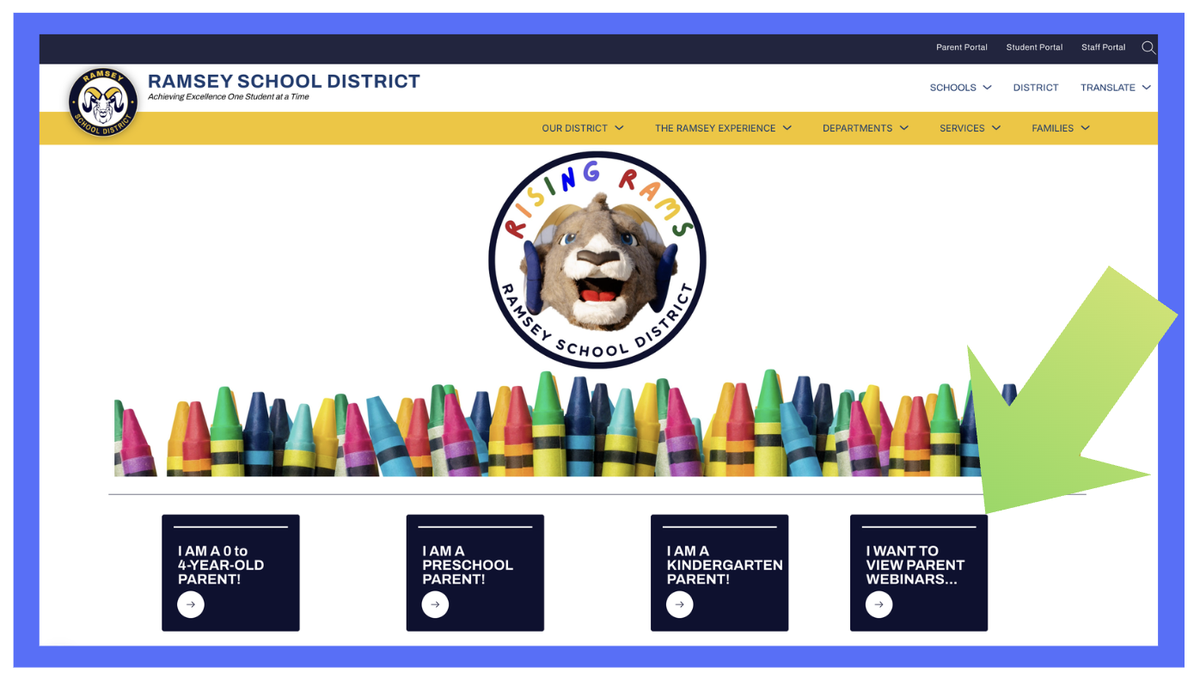 Rising Rams Homepage