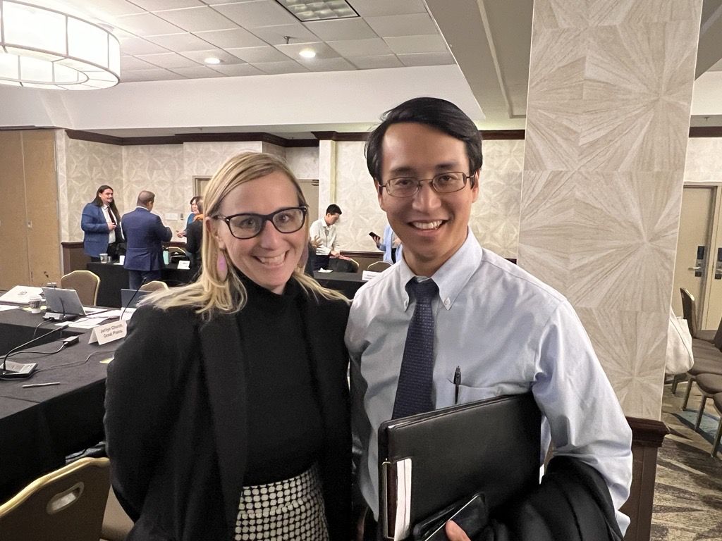 Meredith and Dan Tsai pictured together