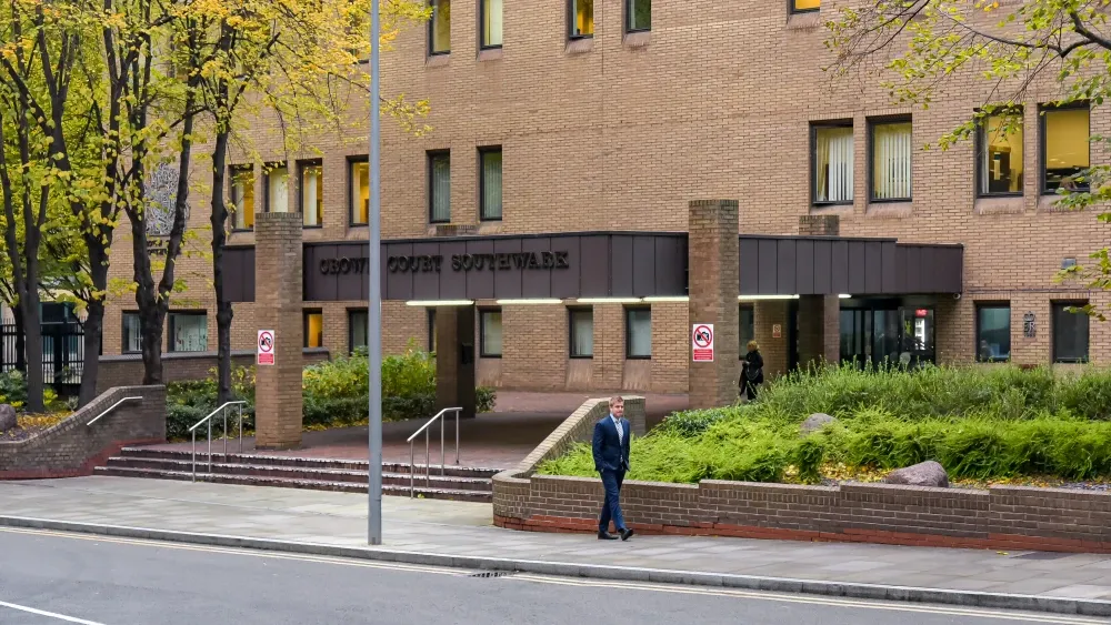 Southwark Crown Court, where Justice Joel Nathan Bennathan overturned the conviction of Hamit Coskun, ruling that 