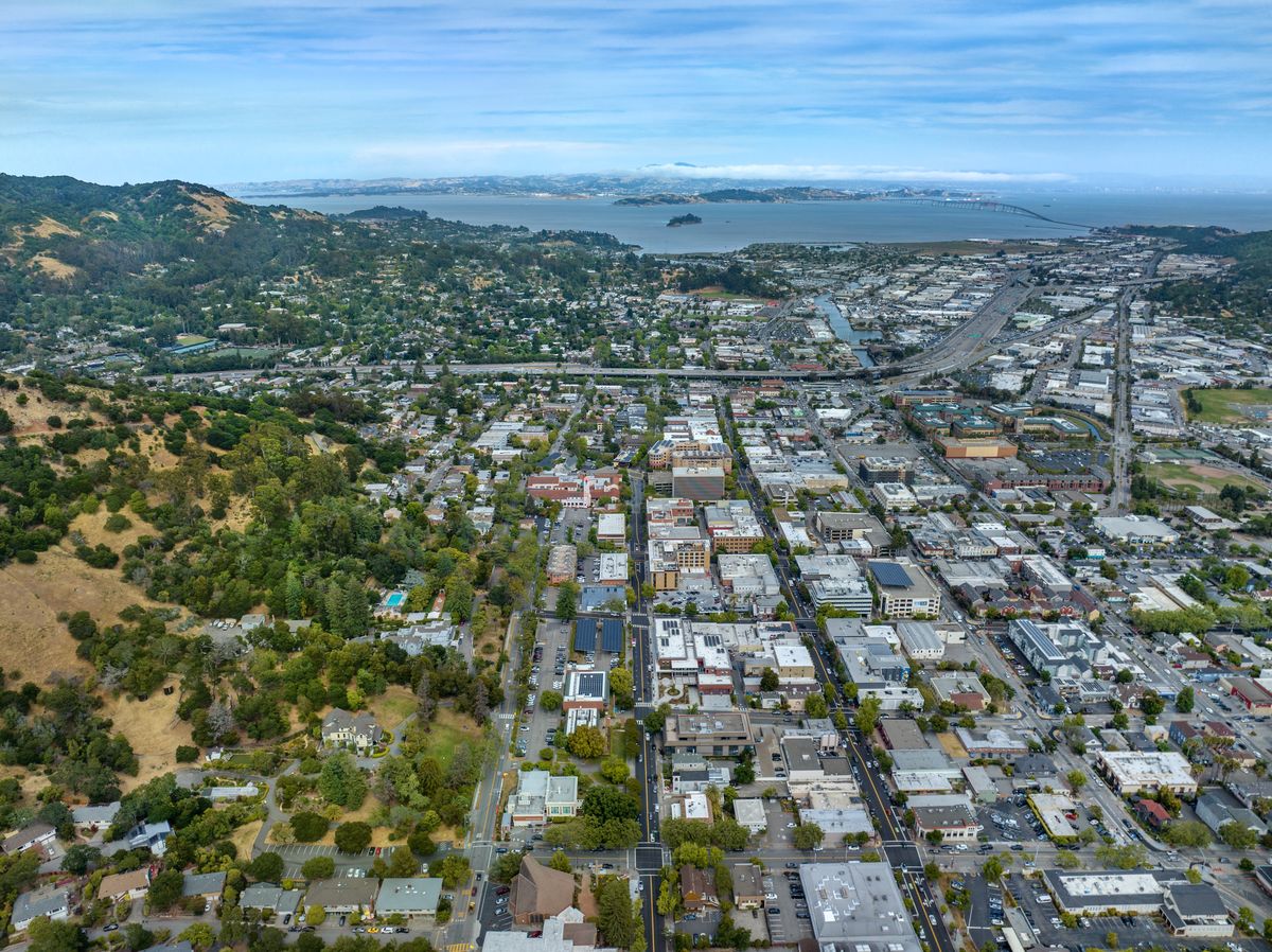 Aerial photo of San Rafael