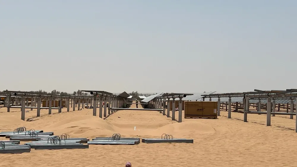 Saudi Arabia is investing heavily in solar power, as this site in Wadi ad-Dawasir shows.  Shutterstock
