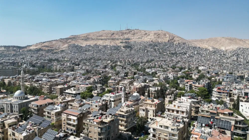 An aerial view of Damascus, Syria, in September 2025. The country has massive infrastructure damage from years of civil war.  Shutterstock