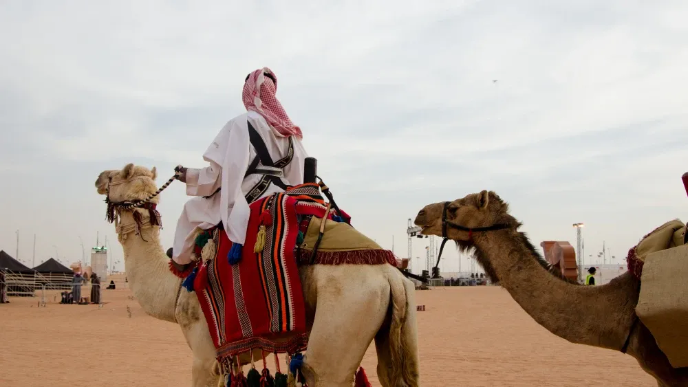 man on camel