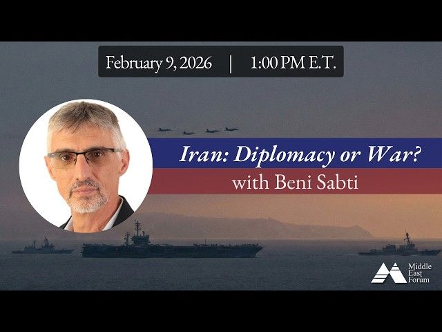 Beni Sabti on Iran: Diplomacy or War?