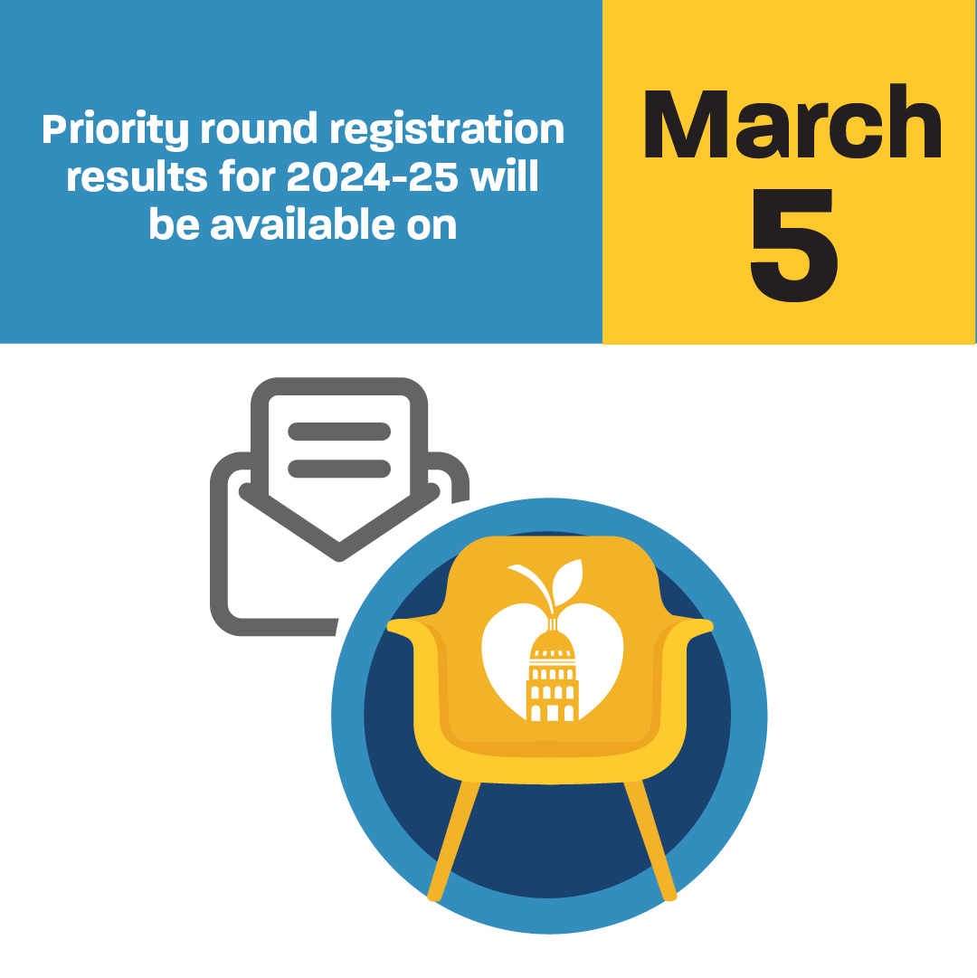 priority round registration results available march 5