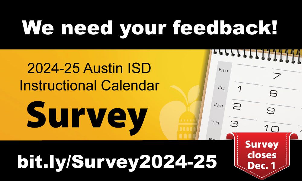 Austin ISD calendar survey 2023