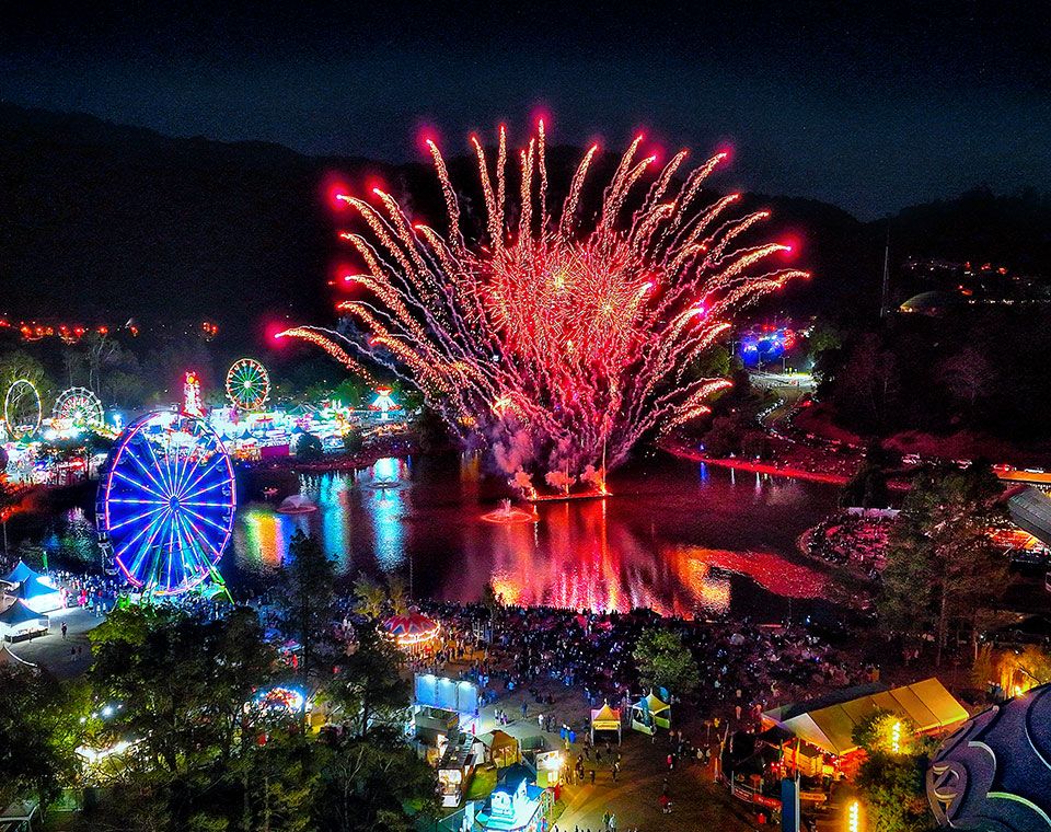 Fireworks at the Marin County Fair