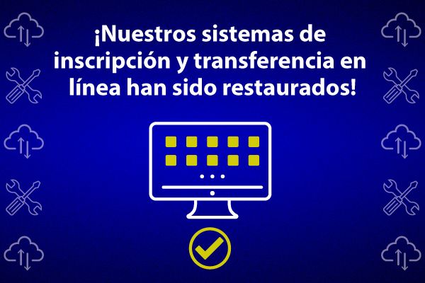 Online registration and transfer systems Spanish