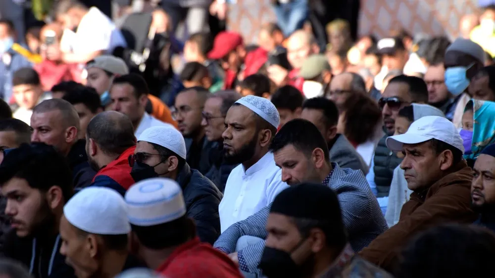 Muslims celebrate Ramadan in Rome in 2022. An Islamic party established to promote a 