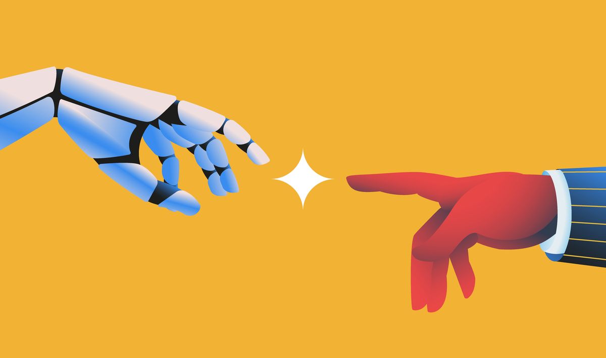 Robot hand and human hand
