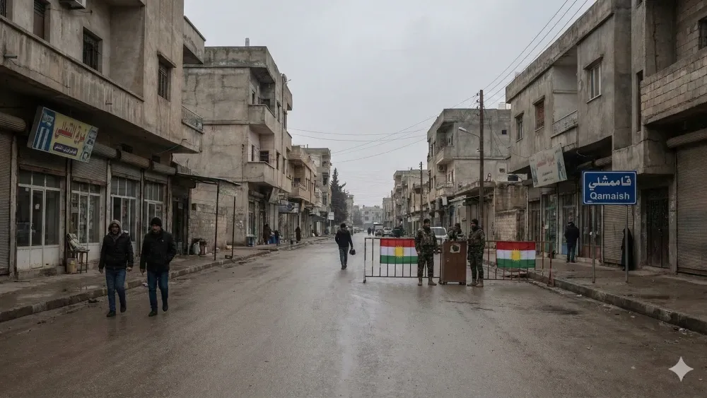 Gray, rainy day in Syria.