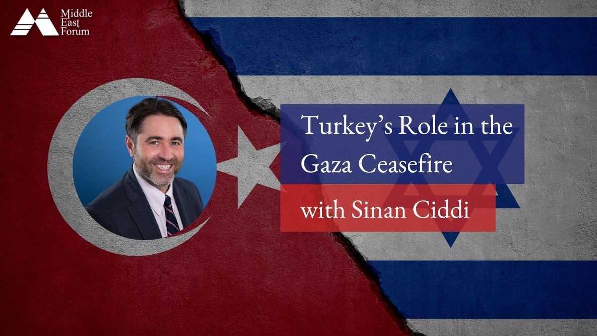 Sinan Ciddi on Turkey's Role in the Gaza Ceasefire