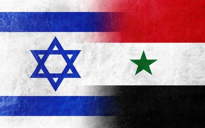 Israeli and Syrian Flags Shutterstock