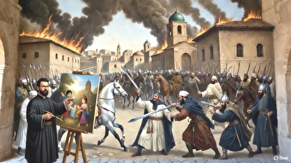 Some Muslim clerics have become remarkably adept at rewriting Islamic history.  Image: Grok