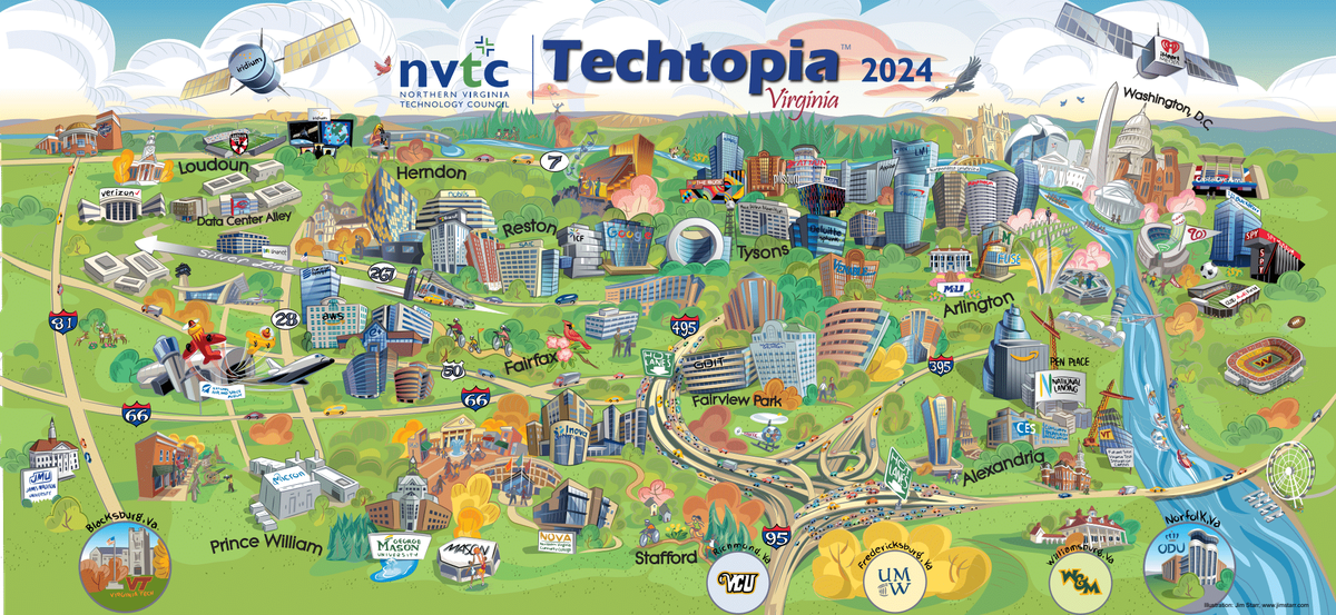 2024 Techtopia map design