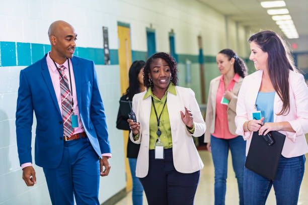 Principal and teachers