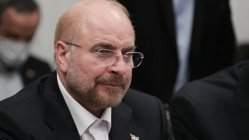 Mohammad-Bagher Ghalibaf in a 2021 file photo.  Duma.gov.ru, CC BY 4.0, via Wikimedia Commons