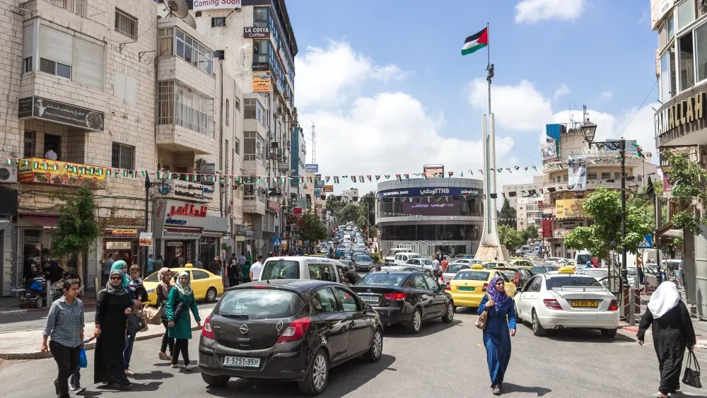 Ramallah, in the central West Bank, serves as the administrative capital of Palestine.  Shutterstock