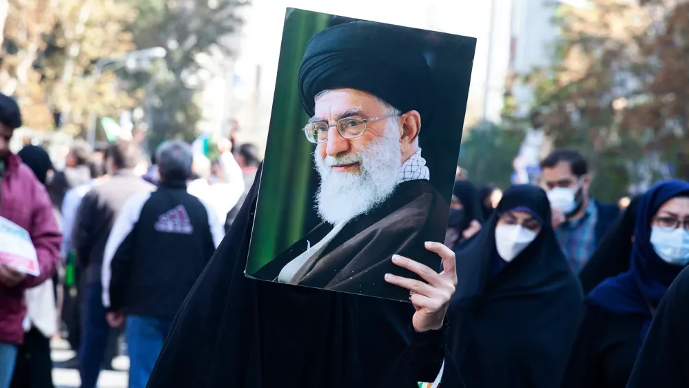 poster of khamenei