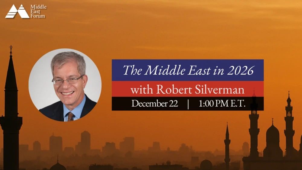 The Middle East in 2026 with Robert Silverman.