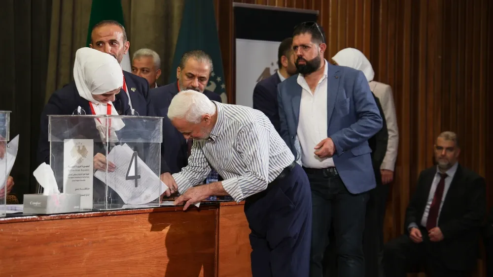 Syria's parliamentary election in October 2025 served as yet another tool for President Ahmed al-Sharaa to consolidate his rule.  Shutterstock