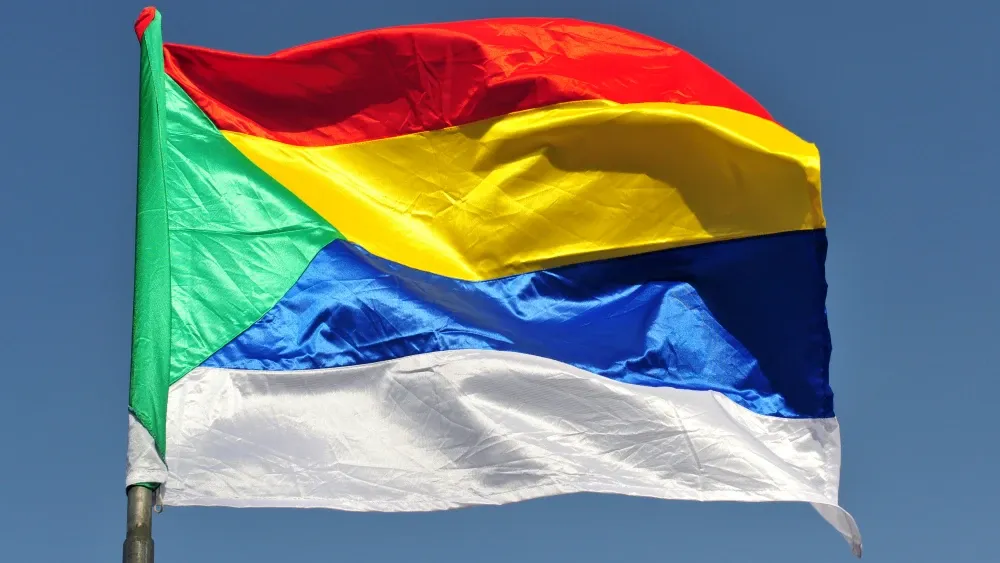 The Druze flag. Shutterstock