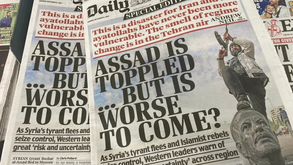 Daily Mail issue about Assad