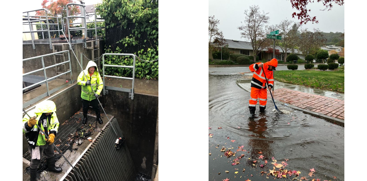 DPW team managing storms