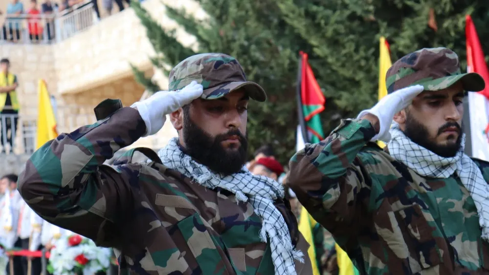 Hizballah Saluting