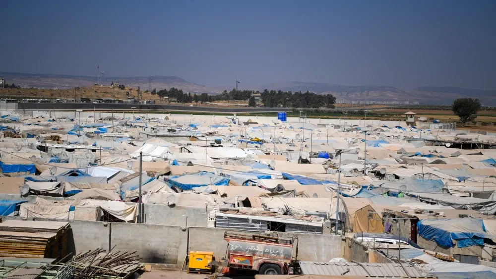 Yazidi refugee camp