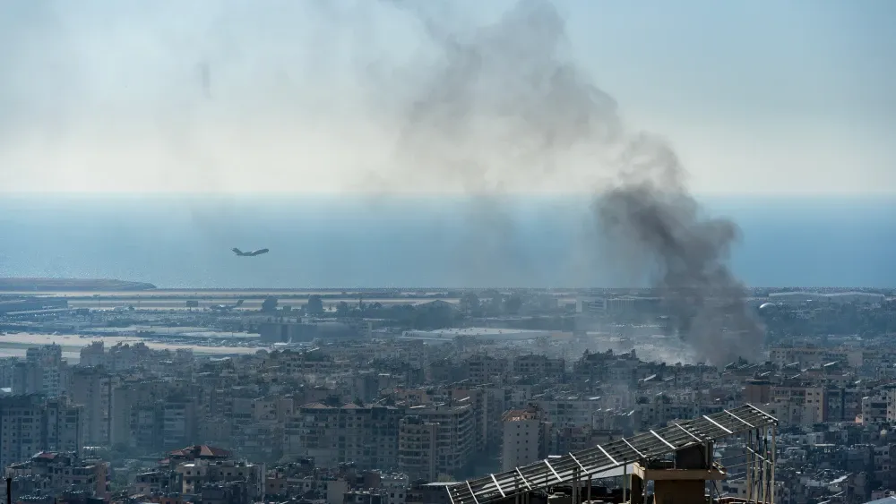 Plane takes off from Beirut Airport