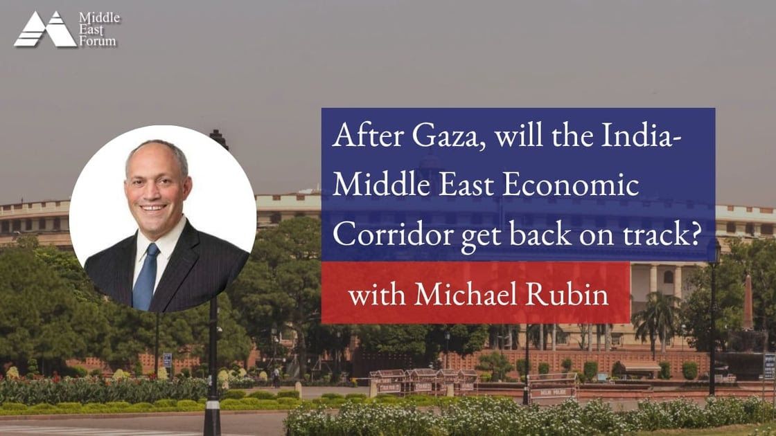 Just weeks before the October 7, 2023 Hamas attack, India, Israel, the United Arab Emirates and the United States unveiled plans for the India-Middle East Economic Corridor (IMEEC), a truck, rail, and...