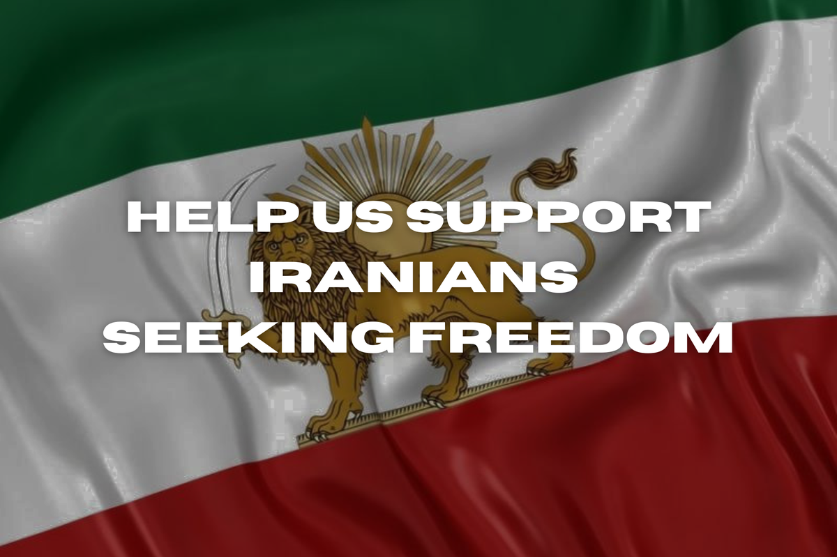 Help us support Iranians seeking freedom.